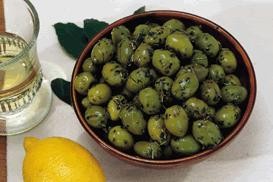 Olives vertes cassées aromatisées aux herbes de provence 2,75 kg