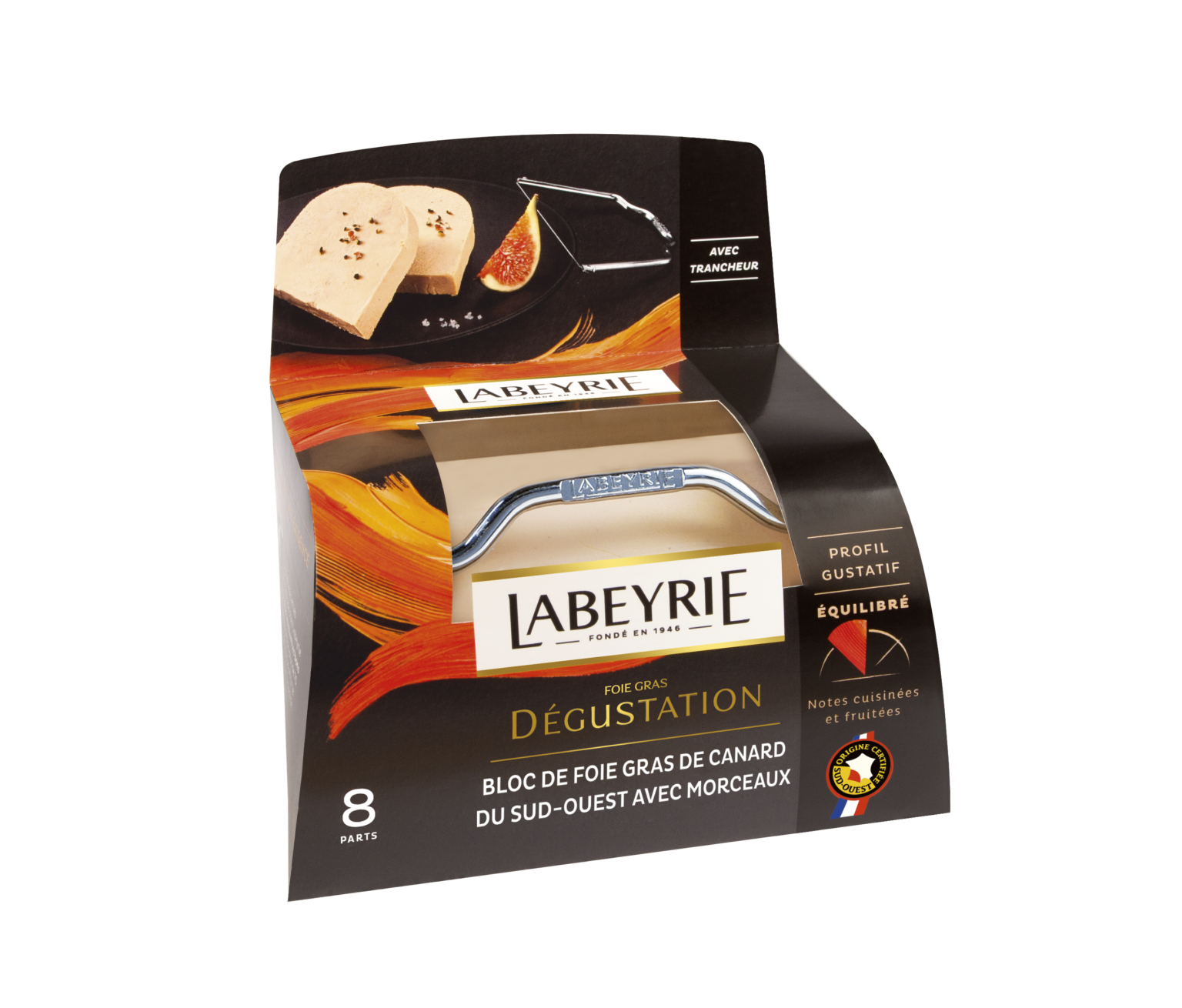 12x Bloc foie gras 30 morceaux 300gr + lyre Phéné Importation