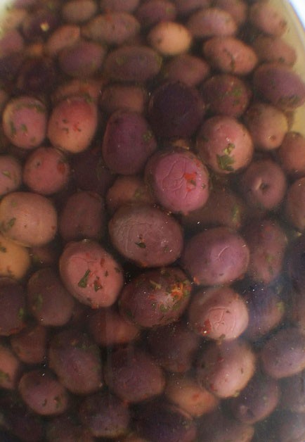 Olives noires à la Calabraise - Barquette 2 Kg