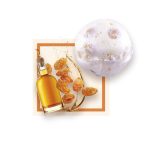 Glace rhum raisins 2,5L GLACES DES ALPES