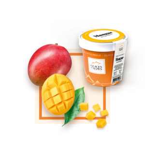 Sorbet Mangue 125ml GLACES DES ALPES    x12