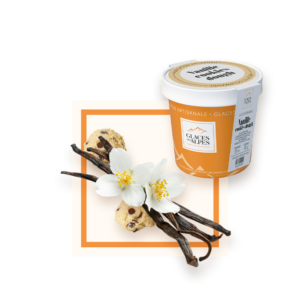 Glace Cookie Dough Vanille 125ml GLACES DES ALPES   x12